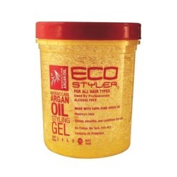 Eco style - Gel de fixation à l'huile d'ARGAN  - Coiffant et fixant