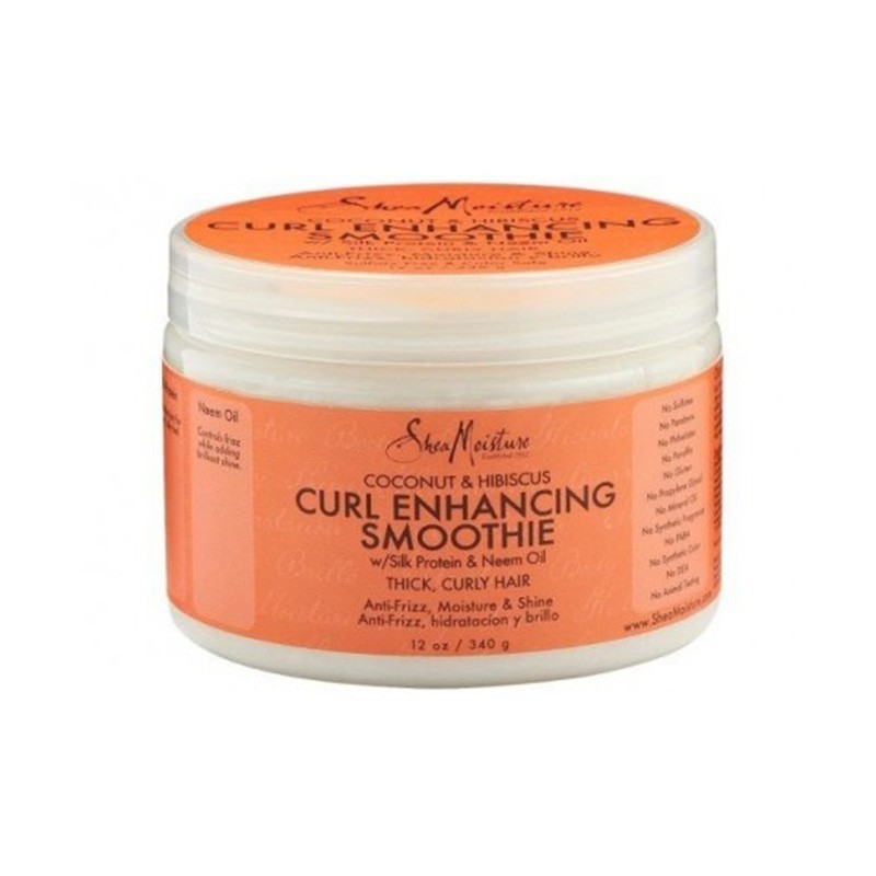 Shea moisture - Crème definition boucles Coco Hibiscus "Smoothie"  - Coiffant et fixant