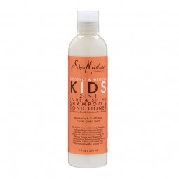 Shea moisture - Shampoing & conditionneur 2en1 coco hibiscus kids curl & shine  - Shampoing