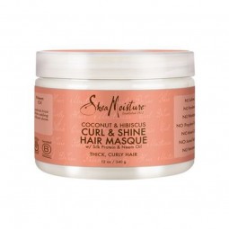 Shea moisture - Masque pour boucles Coco & Hibiscus  - Masque cheveux