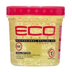 Eco style - Gel de fixation à l'huile d'ARGAN  - Coiffant et fixant