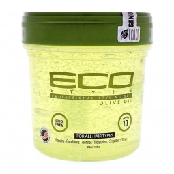 Eco style - Gel de fixation à l'huile d'OLIVE  - Coiffant et fixant