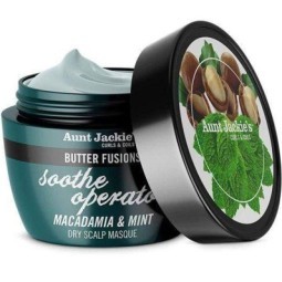 Aunt Jackie's - Masque capillaire Soothe Operator Réparateur cuir chevelu MACADAMIA & MENTHE  - Masque cheveux