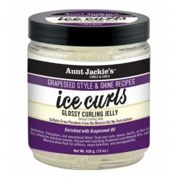 Aunt Jackie's - Gelée bouclante Ice Curls à HUILE D'AMANDE & GUIMAUVE  - Coiffant et fixant