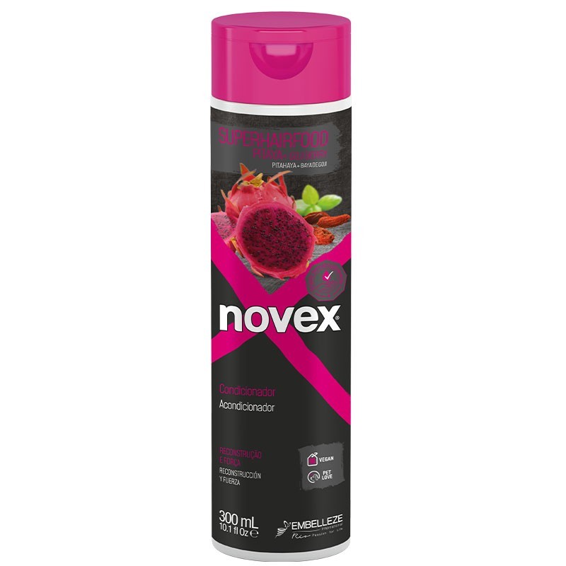 Novex - Après shampoing Superfood pitaya et goji Berry  - Après-shampoing