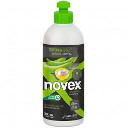 Novex - Après-shampoing Superfood banane et protéine végétale  - Soin sans rinçage