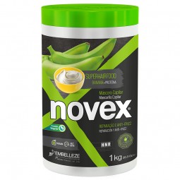 Novex - Masque capillaire Superfood banane et protéine végétale  - Masque cheveux