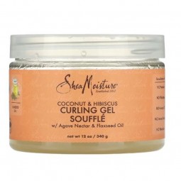 Shea Moisture - Gel naturel Coconut & Hibiscus Curling Gel Soufflé  - Coiffant et fixant