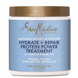 Shea moisture - Masque hydratant Manuka Honey and Yogurt repair-protein-power-treatment  - Masque cheveux