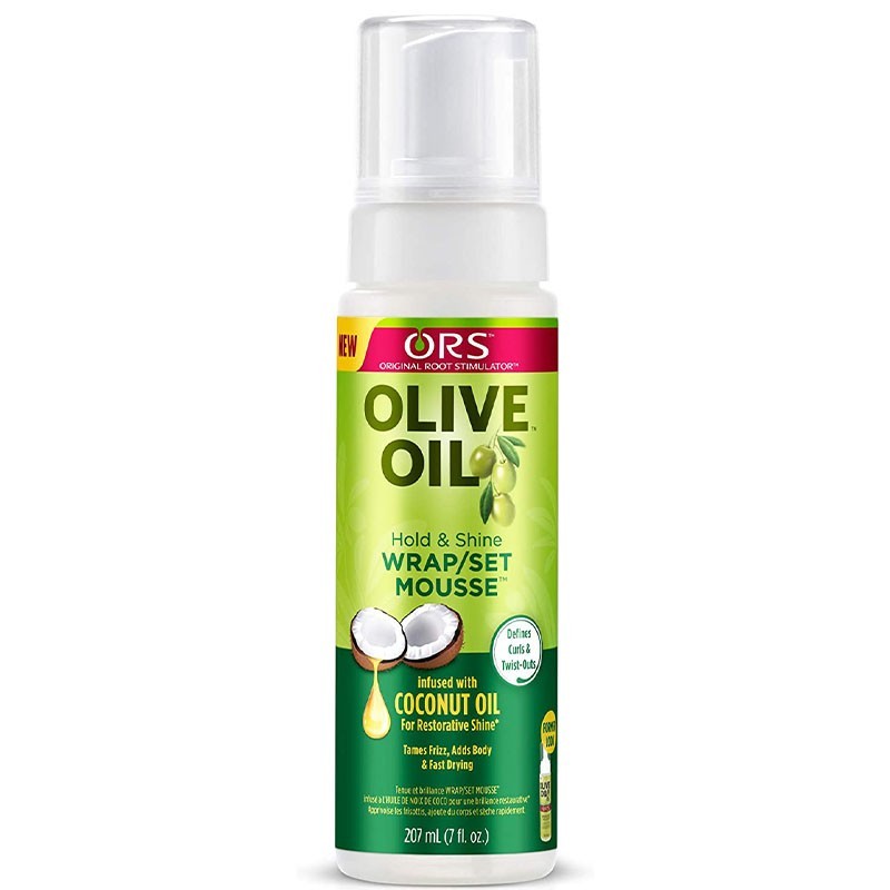 ORS - La mousse coiffante - Olive Oil Wrap Set Mousse  - Coiffant et fixant