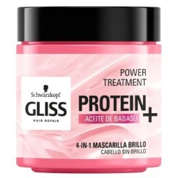 Schwarzkopf - Gliss Protein+ masque illuminateur pour cheveux colorés et abîmés  - Masque capillaire