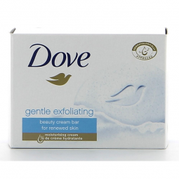 Dove - Savon Pain de Toilette Exfoliant Doux  - Nettoyant - Visage & Corps