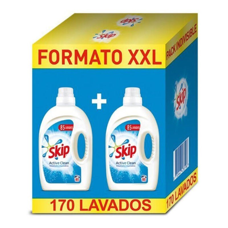Skip - Lessive liquide active clean - Soin du linge Skip - Lessive liquide active clean - Soin du linge