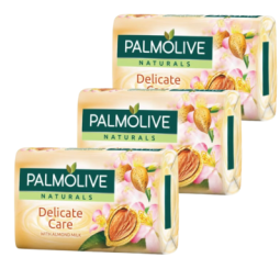 Palmolive - Savon lait d'amande  - Nettoyant - Visage & Corps