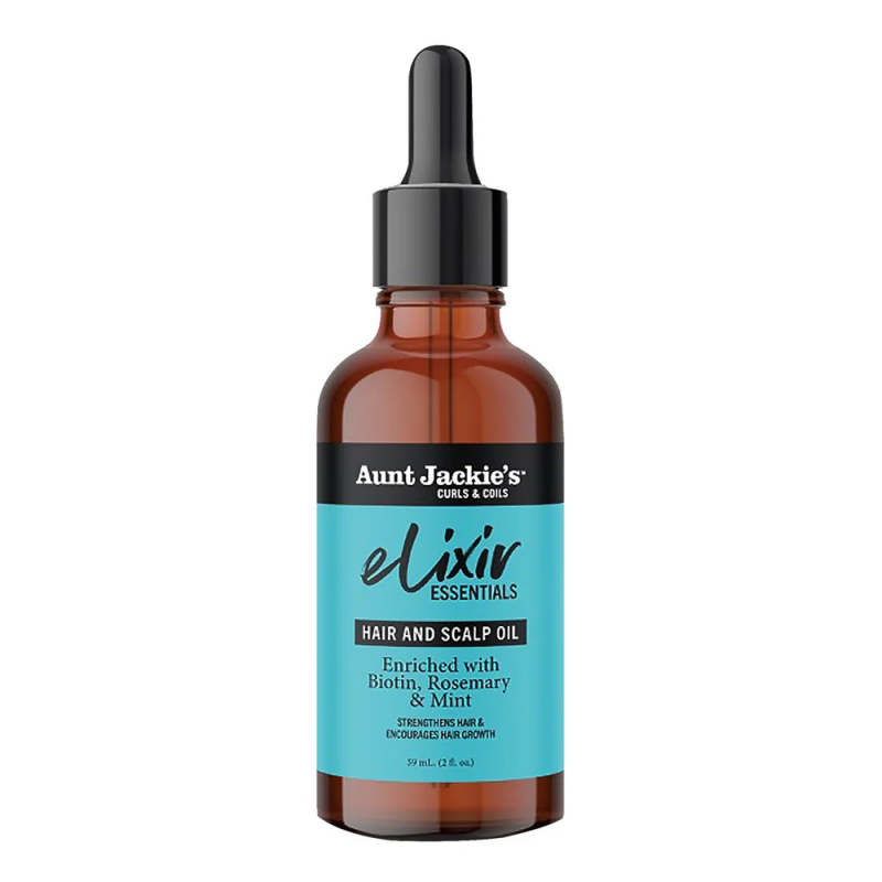 Aunt Jackie's - Elixir Biotin Rosemary Mint Oil  - Soin sans rinçage