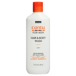 Cantu Men's - Shea Butter 2 en 1 shampoing, revitalisant et gel douche  - Shampoing
