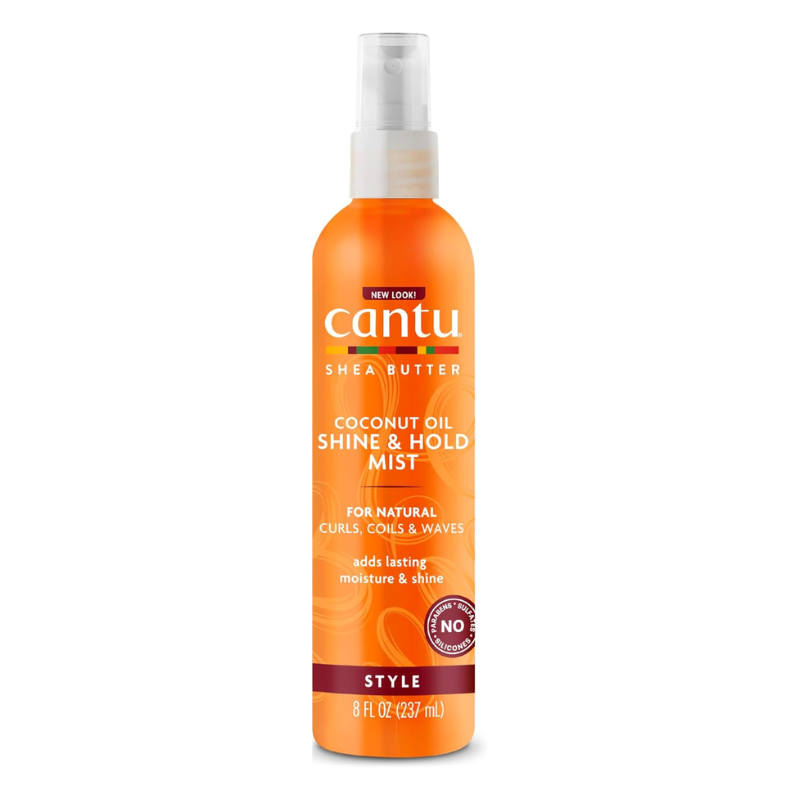 Cantu - Shea Butter for Natural Hair Coconut Oil Shine & Hold Mist  - Accueil