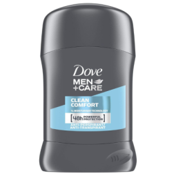 Dove - Déodorant stick Men + Care Clean Comfort  - Accueil