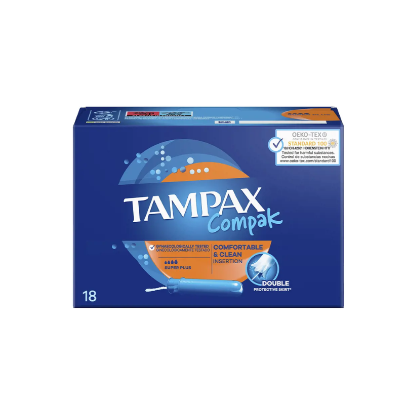 Tampax Compak – Tampons Hygiéniques Super Plus