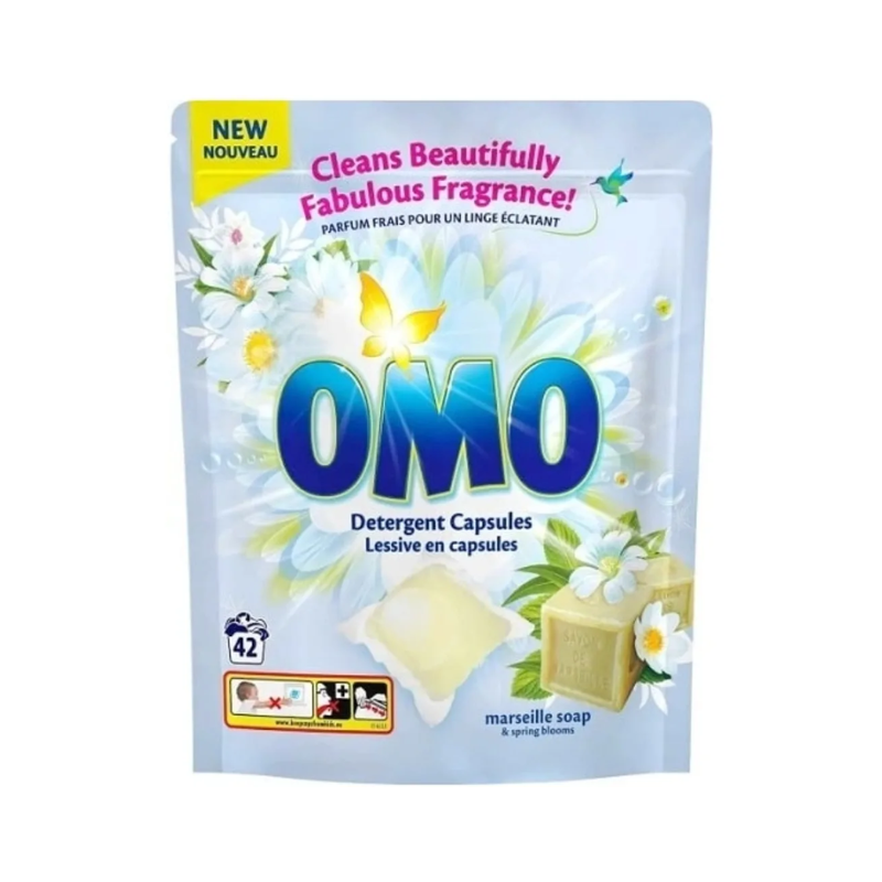 OMO - Lessive en capsule - Savon de Marseille OMO - Lessive en capsule - Savon de Marseille