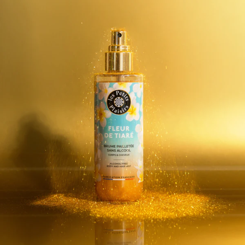 LES PETITS PLAISIRS - Brume parfumée pailletée Fleur de Tiaré