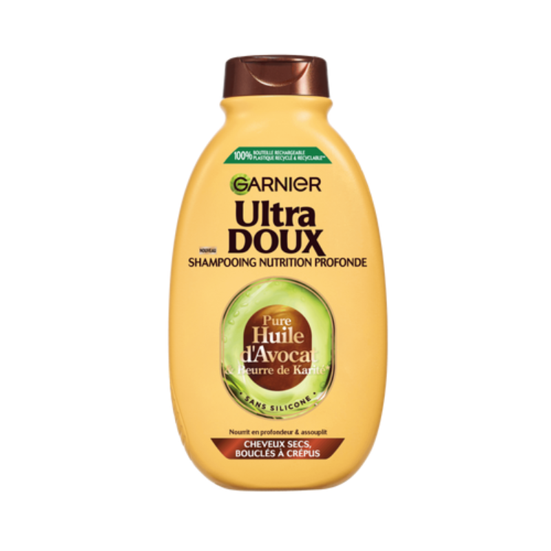 GARNIER - Ultra Doux shampoing avocat beurre de karité