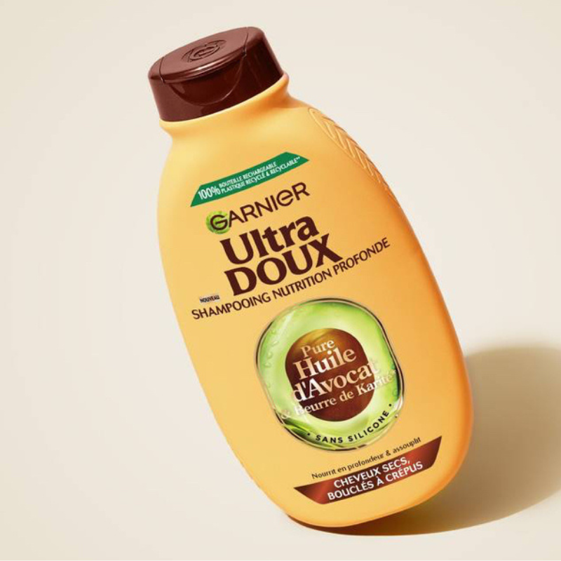 GARNIER - Ultra Doux shampoing avocat beurre de karité