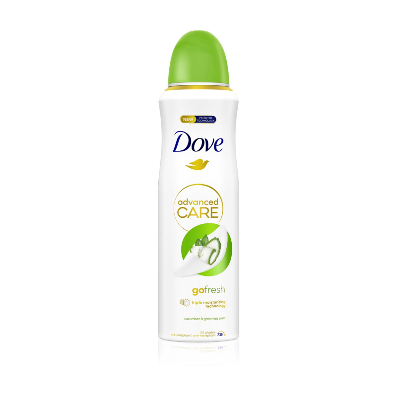 DOVE - Déodorant Advanced care Concombre & thé vert