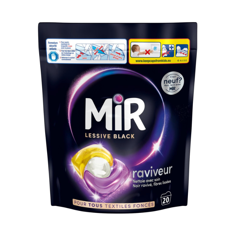 MIR - Lessive raviveur de noir